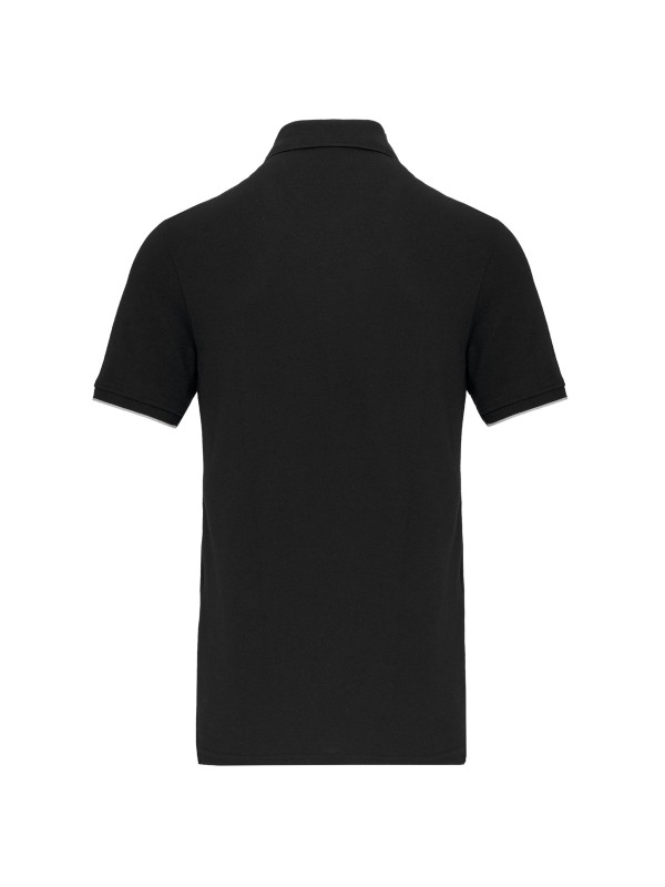 Polo com contraste de manga curta DAY TO DAY - WK270X