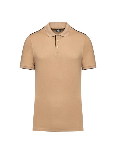 Polo com contraste de manga curta DAY TO DAY - WK270X