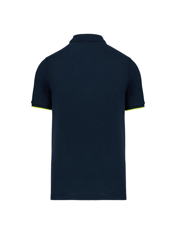 Polo com contraste de manga curta DAY TO DAY - WK270X