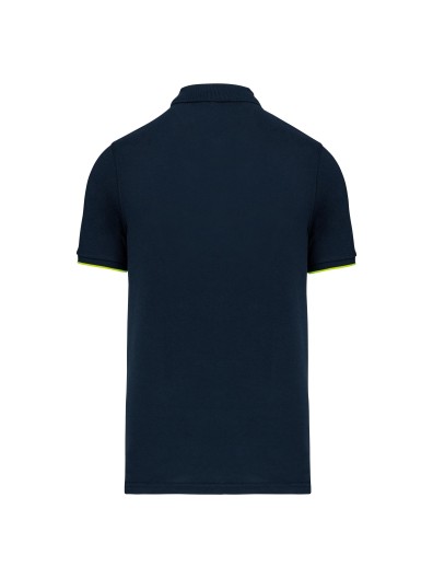 Polo com contraste de manga curta DAY TO DAY - WK270X