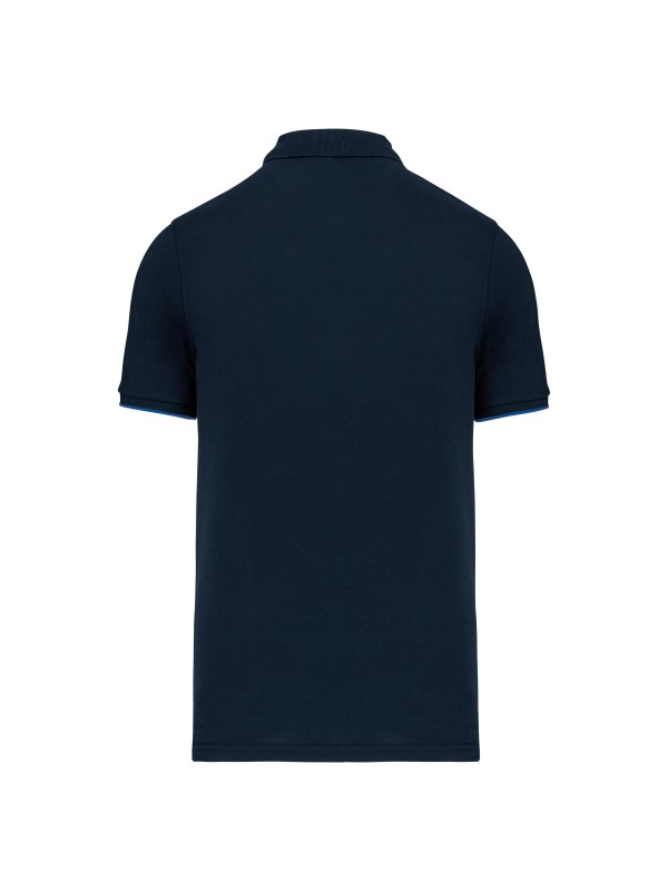 Polo com contraste de manga curta DAY TO DAY - WK270X