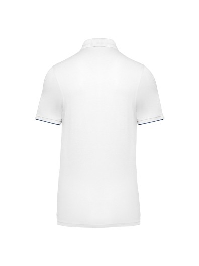 Polo com contraste de manga curta DAY TO DAY - WK270X