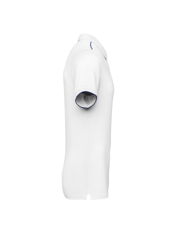 Polo com contraste de manga curta DAY TO DAY - WK270X