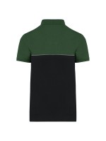 Polo bicolor de manga curta eco-respons�vel unissexo - WK210