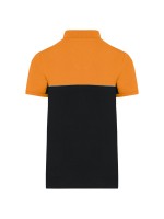 Polo bicolor de manga curta eco-respons�vel unissexo - WK210