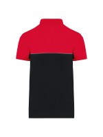 Polo bicolor de manga curta eco-respons�vel unissexo - WK210