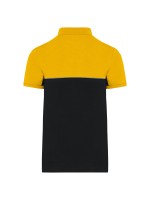 Polo bicolor de manga curta eco-respons�vel unissexo - WK210