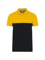 Polo bicolor de manga curta eco-respons�vel unissexo - WK210