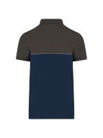 Polo bicolor de manga curta eco-respons�vel unissexo - WK210