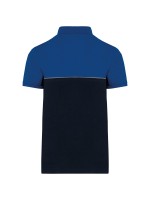 Polo bicolor de manga curta eco-respons�vel unissexo - WK210