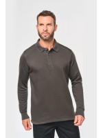 Sweatshirt com decote tipo polo - WK4000