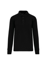 Sweatshirt com decote tipo polo - WK4000