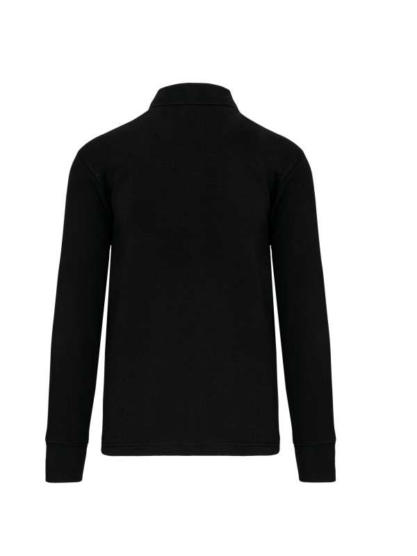 Sweatshirt com decote tipo polo - WK4000
