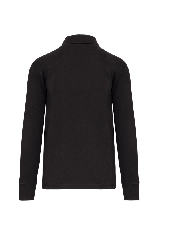 Sweatshirt com decote tipo polo - WK4000