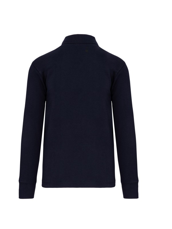Sweatshirt com decote tipo polo - WK4000