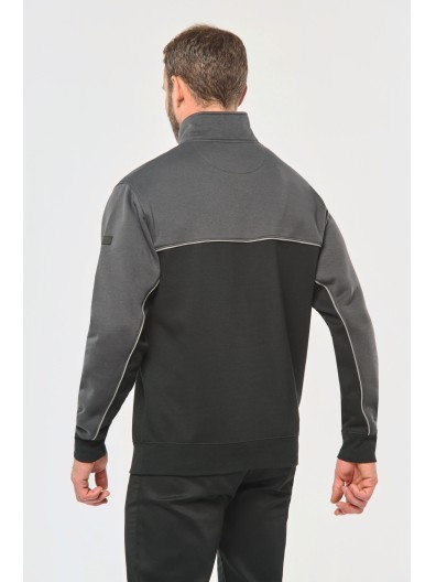 Sweatshirt meio fecho eco-responsvel unissexo - WK404X