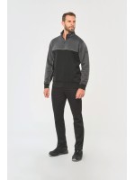 Sweatshirt meio fecho eco-responsvel unissexo - WK404X