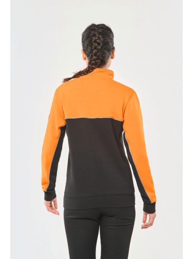 Sweatshirt meio fecho eco-responsvel unissexo - WK404X