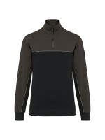 Sweatshirt meio fecho eco-responsvel unissexo - WK404X