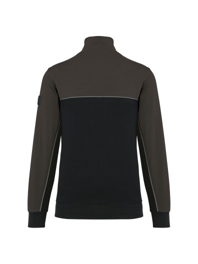 Sweatshirt meio fecho eco-responsvel unissexo - WK404X