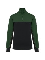Sweatshirt meio fecho eco-responsvel unissexo - WK404X