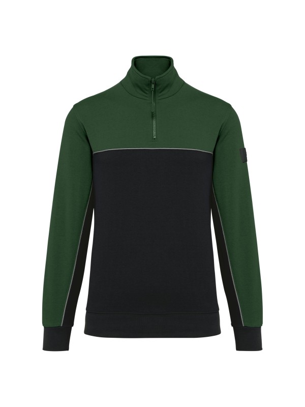 Sweatshirt meio fecho eco-responsvel unissexo - WK404X