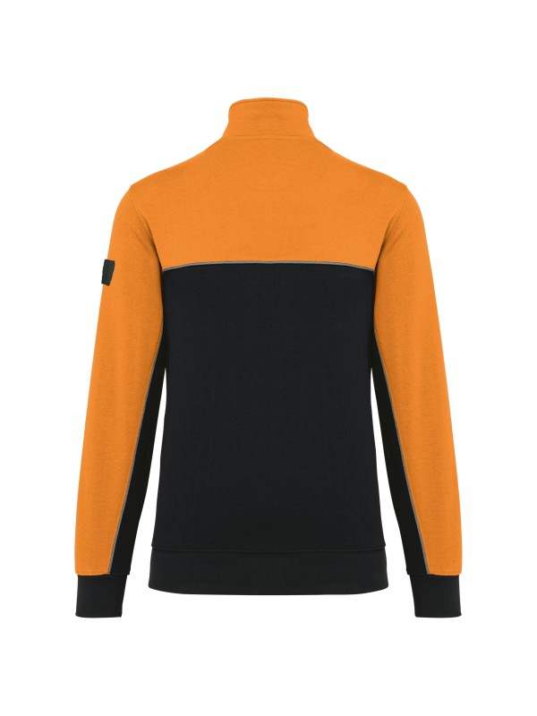 Sweatshirt meio fecho eco-respons�vel unissexo - WK404X