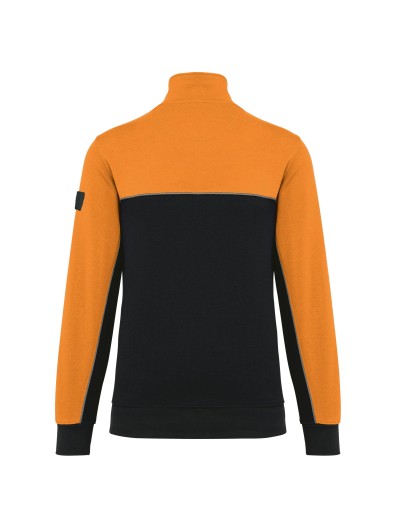 Sweatshirt meio fecho eco-respons�vel unissexo - WK404X