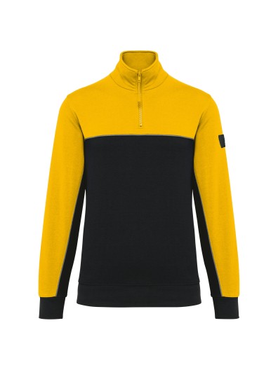 Sweatshirt meio fecho eco-responsvel unissexo - WK404X