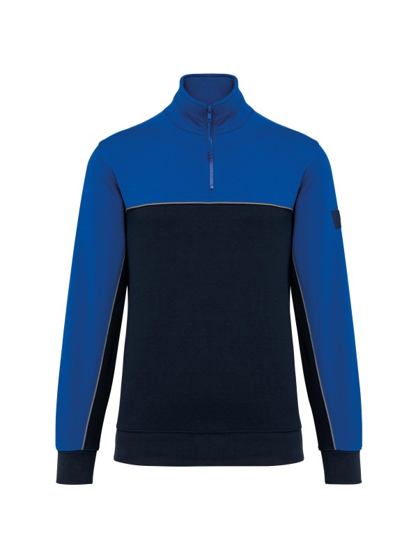 Sweatshirt meio fecho eco-responsvel unissexo - WK404X