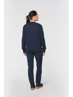 Sweatshirt Day To Day unissexo com bolso com fecho contraste - WK403X