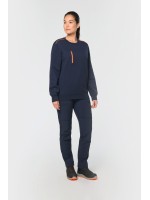 Sweatshirt Day To Day unissexo com bolso com fecho contraste - WK403X
