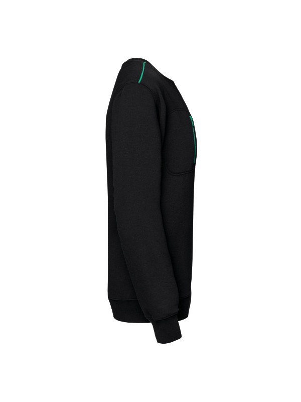 Sweatshirt Day To Day unissexo com bolso com fecho contraste - WK403X