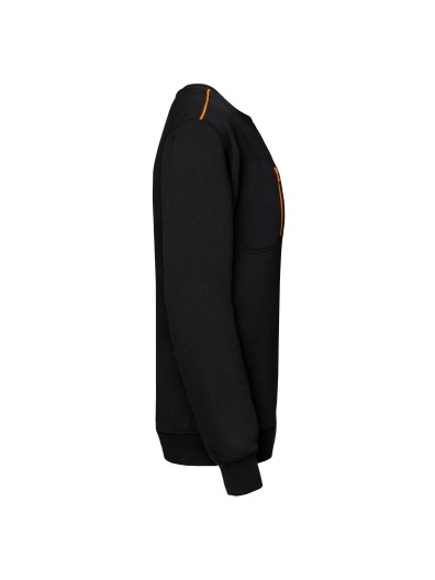 Sweatshirt Day To Day unissexo com bolso com fecho contraste - WK403X