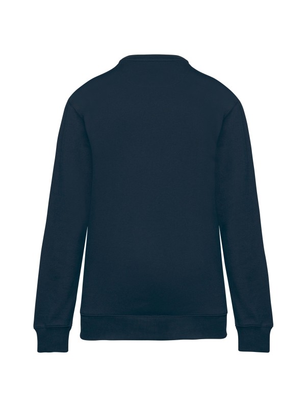 Sweatshirt Day To Day unissexo com bolso com fecho contraste - WK403X