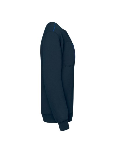 Sweatshirt Day To Day unissexo com bolso com fecho contraste - WK403X