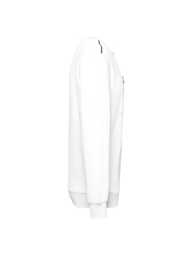 Sweatshirt Day To Day unissexo com bolso com fecho contraste - WK403X