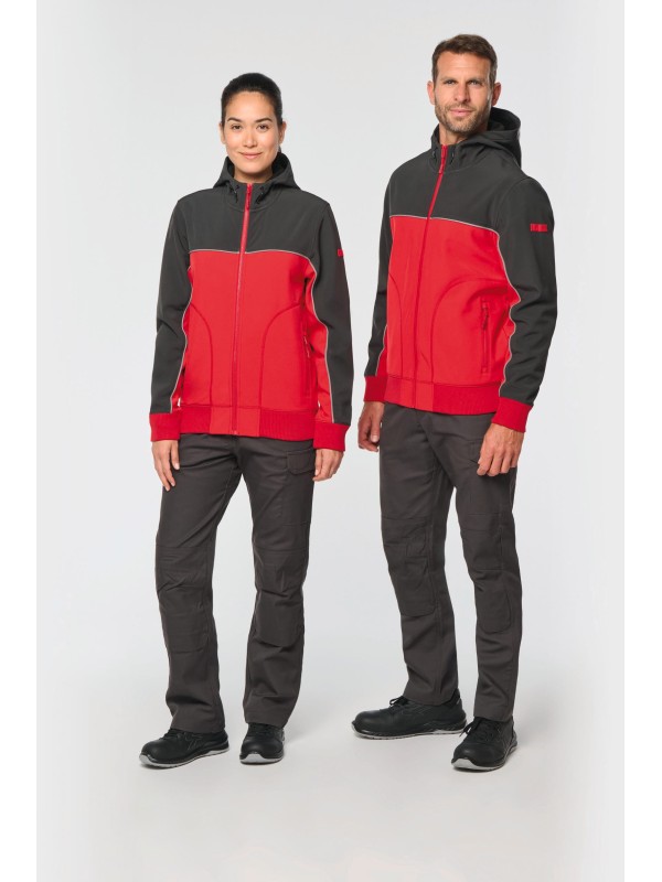 Blus�o softshell com 3 camadas unissexo