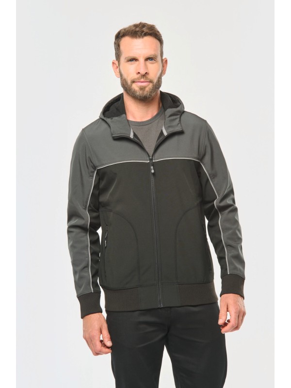 Blus�o softshell com 3 camadas unissexo