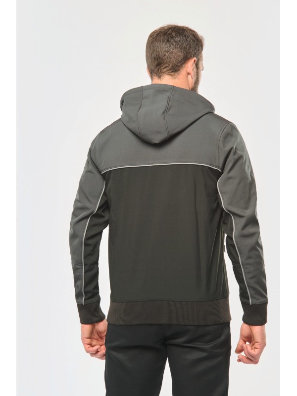 Blus�o softshell com 3 camadas unissexo