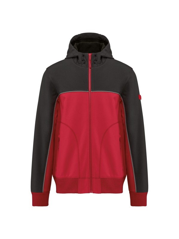 Blusão softshell com 3 camadas unissexo