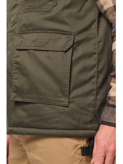 Colete multibolsos acolchoado unissexo - WK607