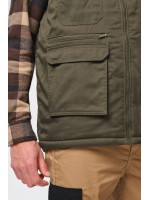 Colete multibolsos acolchoado unissexo - WK607