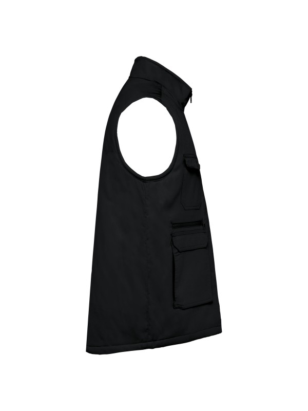 Colete multibolsos acolchoado unissexo - WK607