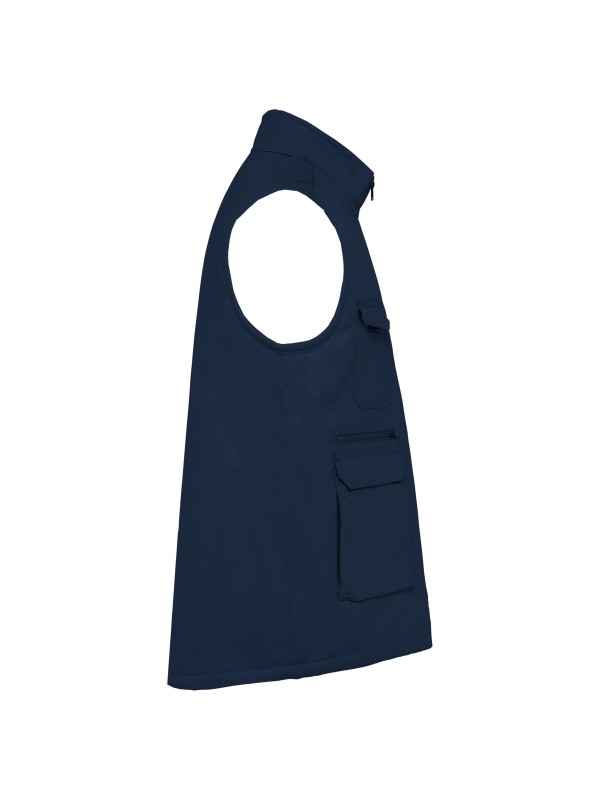 Colete multibolsos acolchoado unissexo - WK607