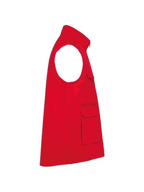 Colete multibolsos acolchoado unissexo - WK607