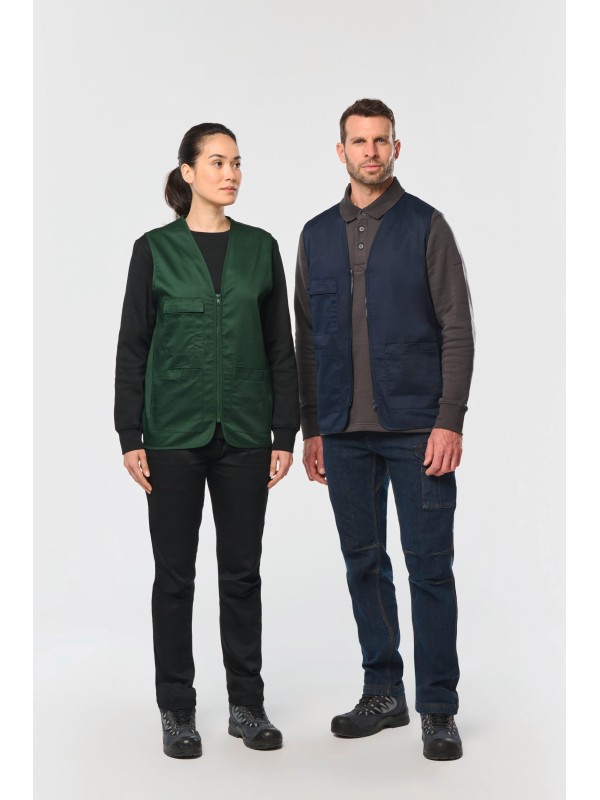 Colete multibolsos unissexo - WK608