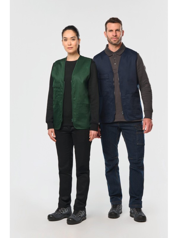 Colete multibolsos unissexo - WK608