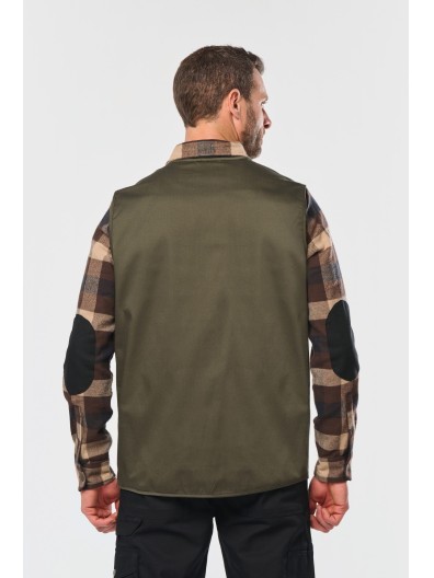 Colete multibolsos forrado unissexo - WK609