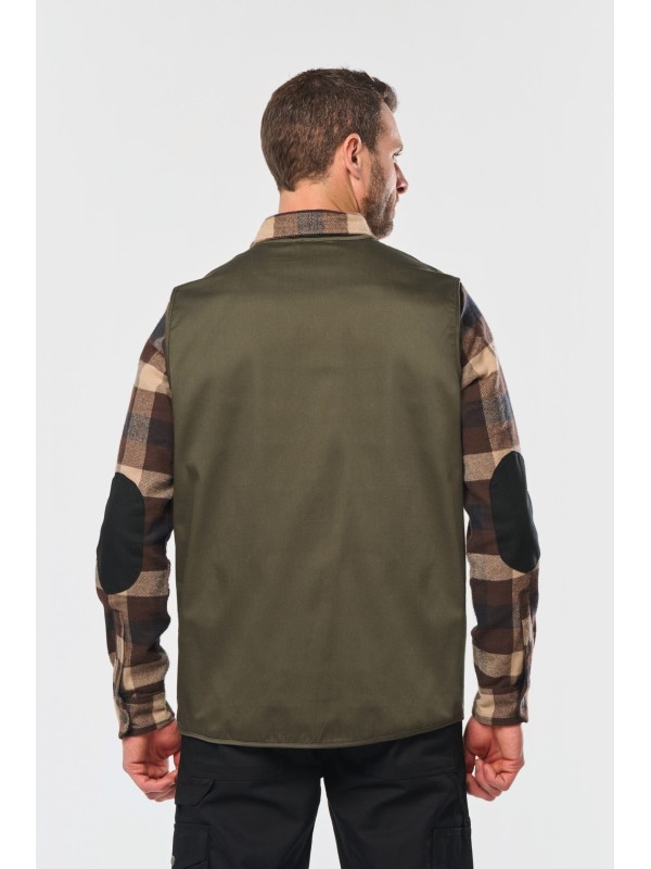 Colete multibolsos forrado unissexo - WK609